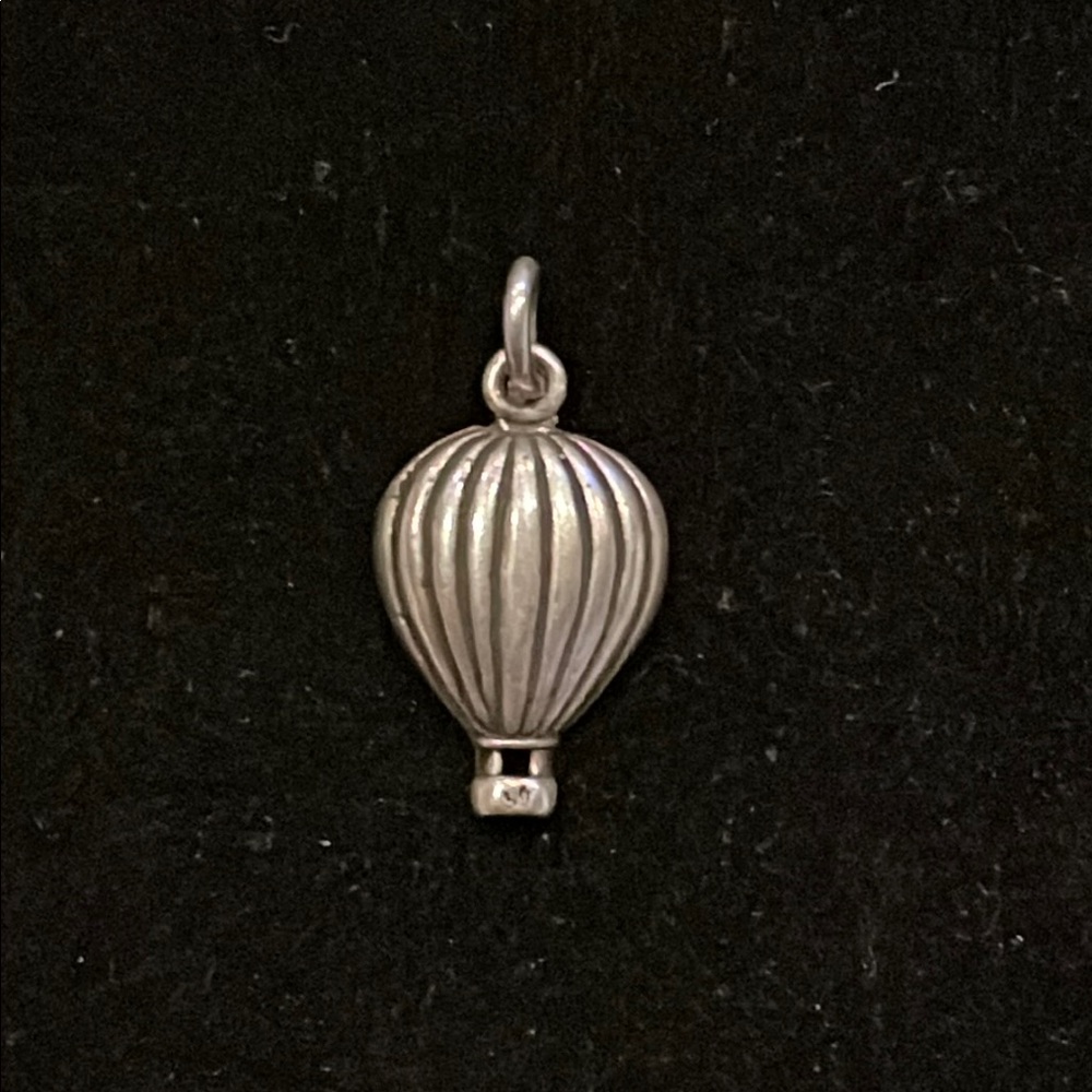 Sterling Silver Hot Air Balloon Pendant/Charm